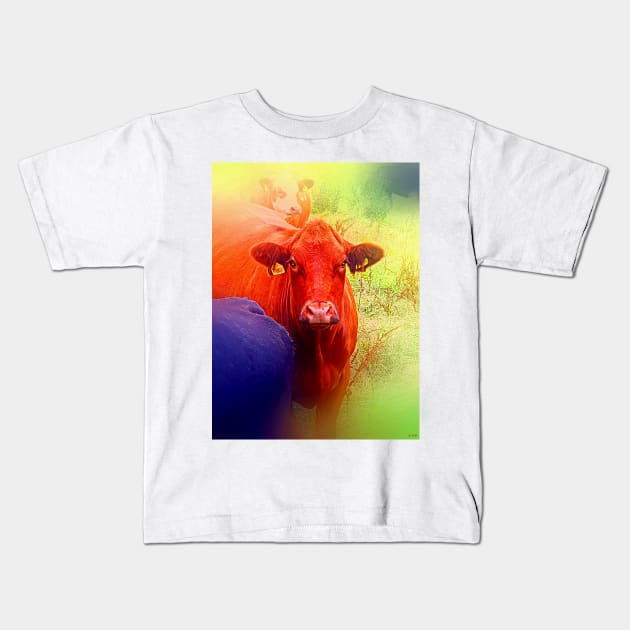 Cows Kids T-Shirt by danieljanda